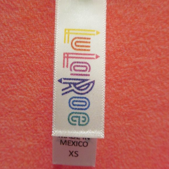 LuLaRoe Coral Perfect T Top Size XS - Picture 8 of 8